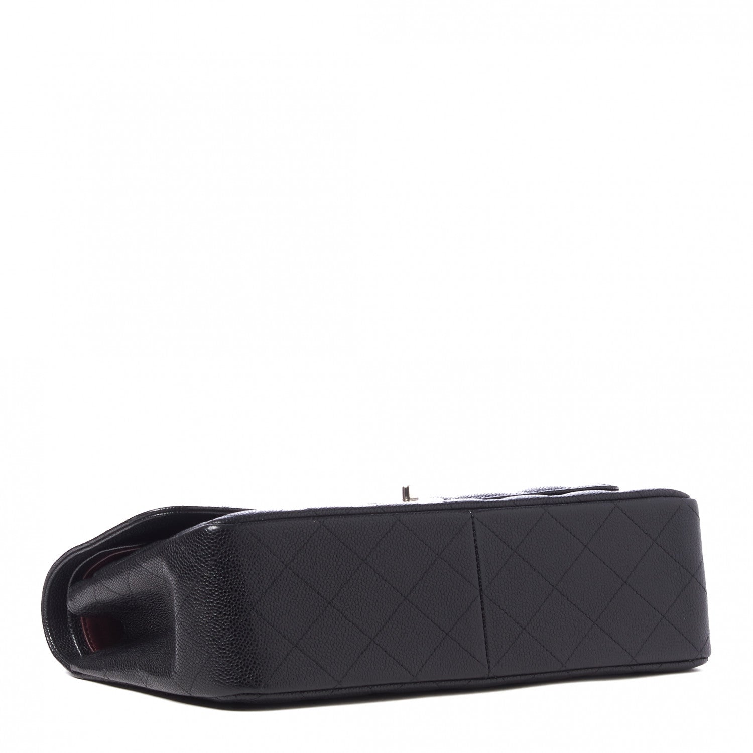 Chanel Caviar Quilted Jumbo Double Flap Black 4 of 11