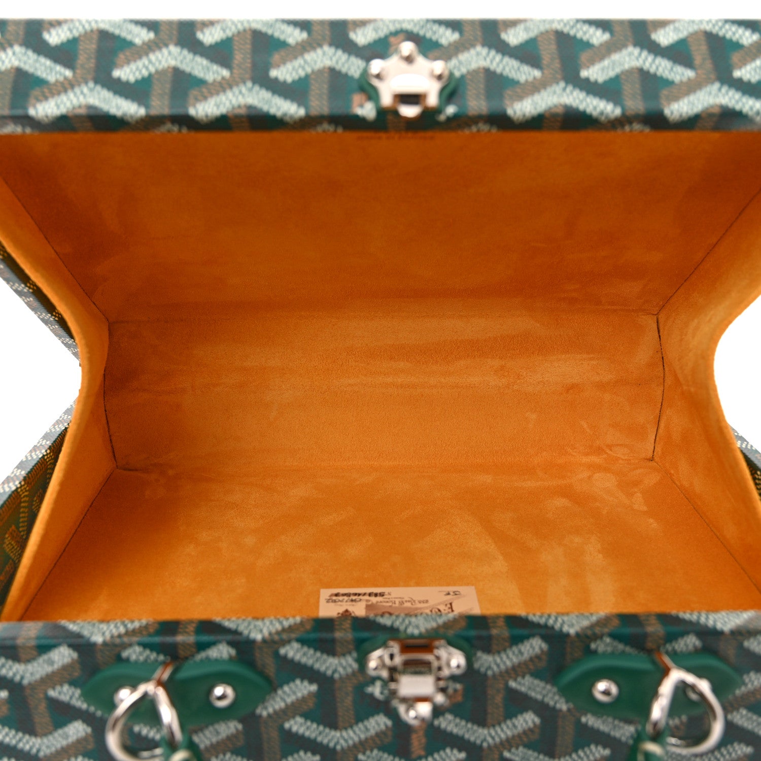 Goyard Goyardine Grand Hotel Trunk Bag Green 4 of 12