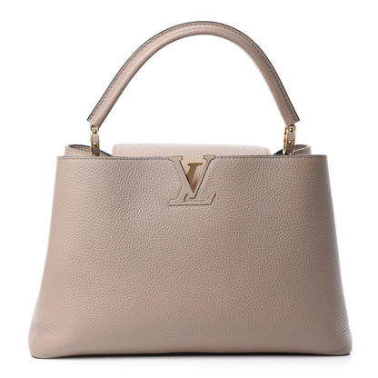 Louis Vuitton Taurillon Capucines MM Galet 1 of 9