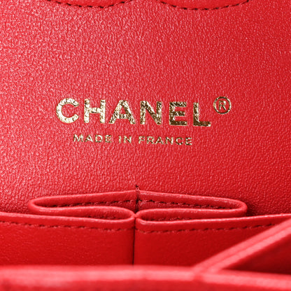 Chanel Caviar Quilted Medium Double Flap Red 6 of 10