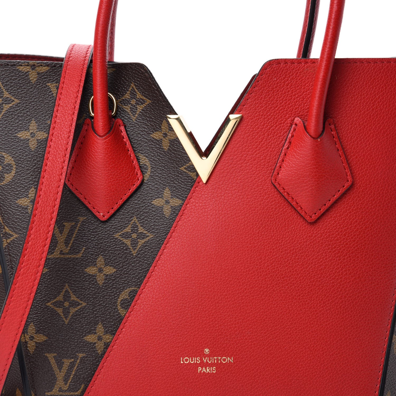 Louis Vuitton Calfskin Monogram Kimono Tote PM Cherry 11 of 11
