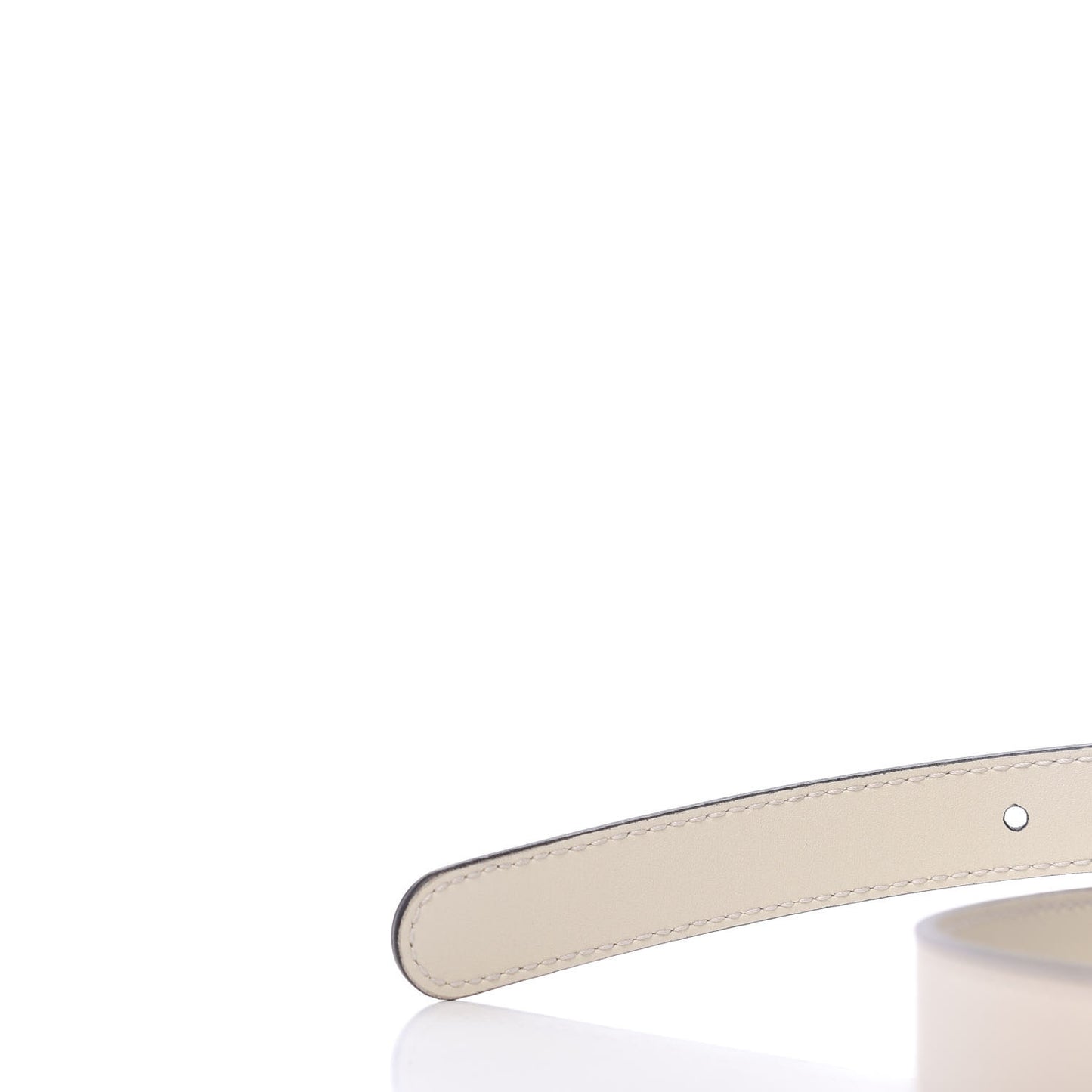Calfskin Double G 20mm Belt 95 38 Mystic White
