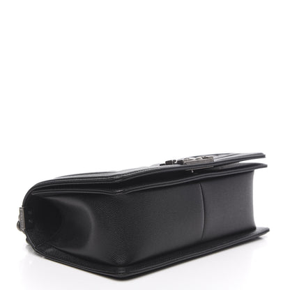Chanel Caviar Quilted Medium Boy Flap Black 4 of 11