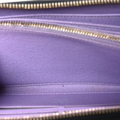Louis Vuitton Monogram Multicolor Zippy Wallet Black Violet 5 of 8