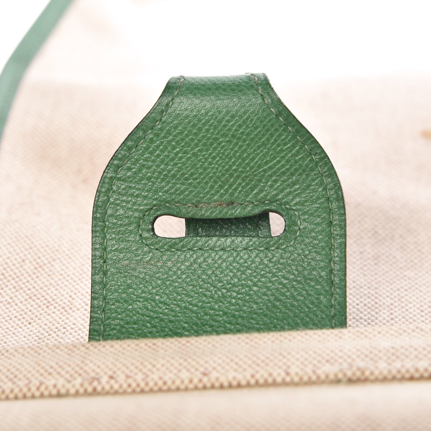 Hermes Courchevel Toile Cabas 50 Vert Clair 8 of 21