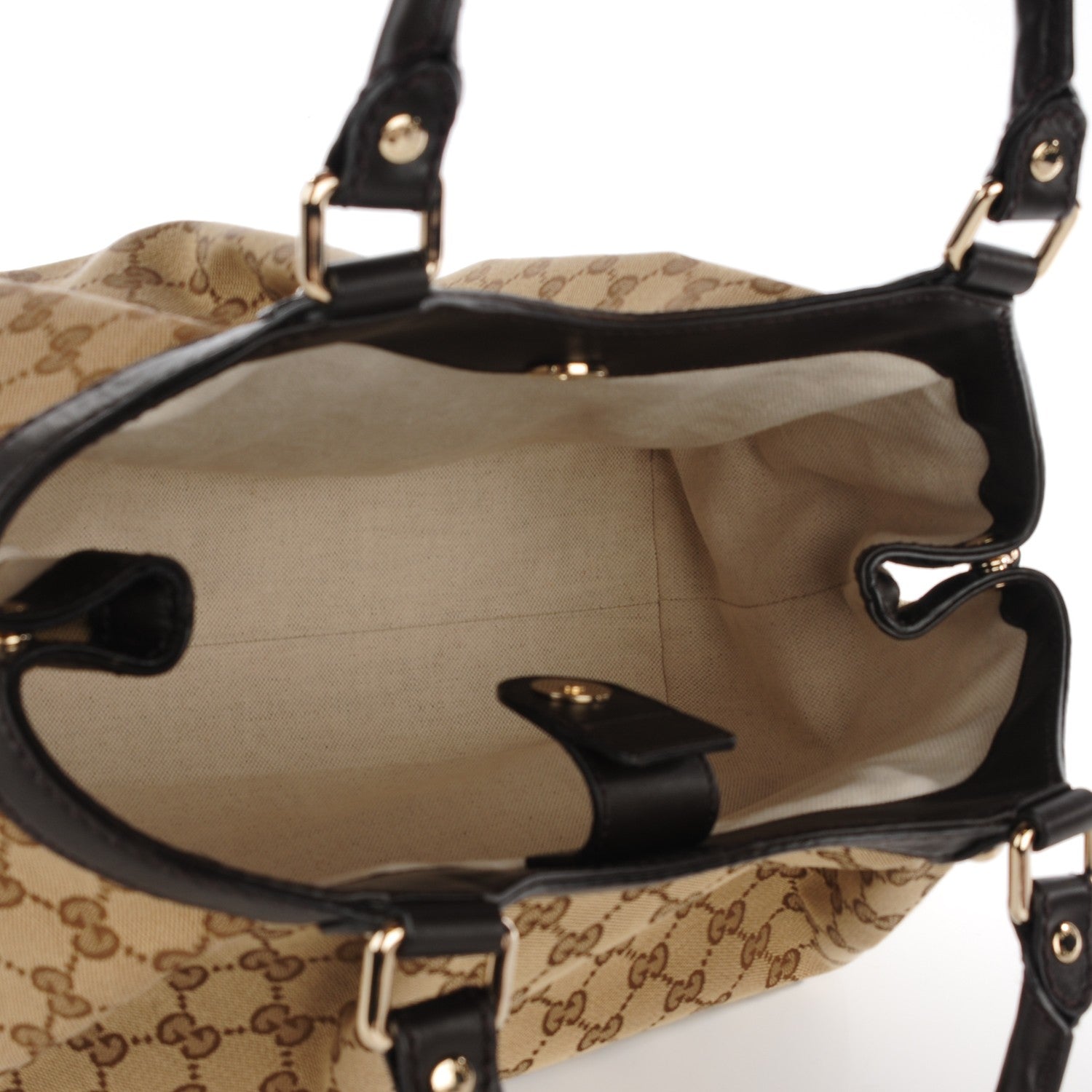 Gucci Monogram Medium Sukey Tote Dark Brown 5 of 7