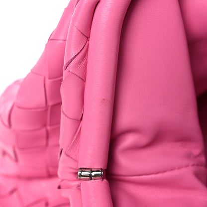 Bottega Veneta Nappa Maxi Intrecciato The Pouch Oversized Clutch Pink 13 of 15