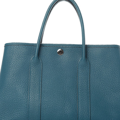 Hermes Negonda Garden Party Tote 30 TPM Cobalt 8 of 15