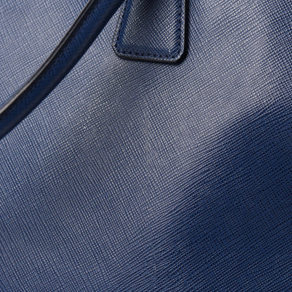 Prada Saffiano Large Galleria Double Zip Tote Cobalto 17 of 18