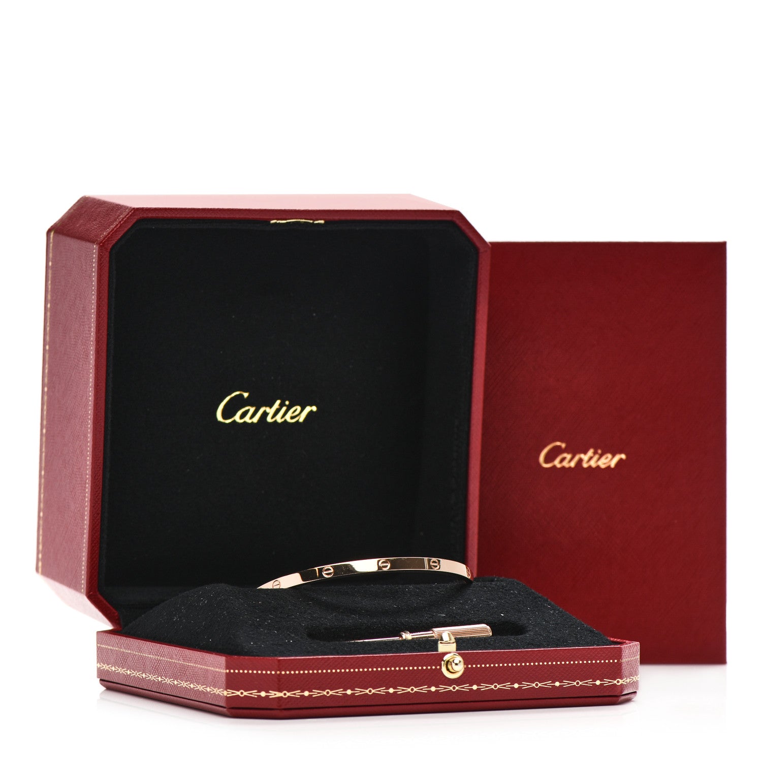 Cartier 18K Pink Gold Small LOVE Bracelet 18 5 of 5