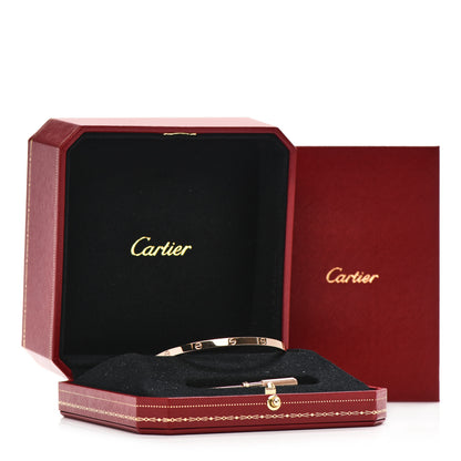 Cartier 18K Pink Gold Small LOVE Bracelet 18 5 of 5