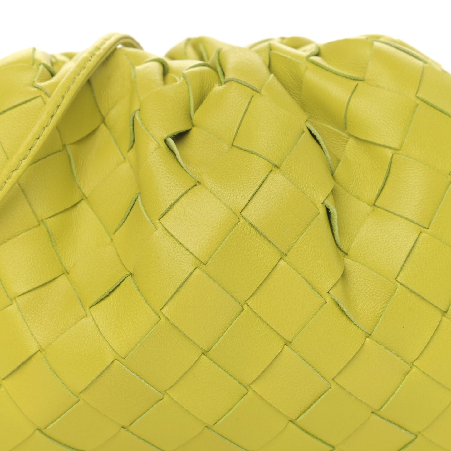Nappa Intrecciato The Mini Pouch Kiwi