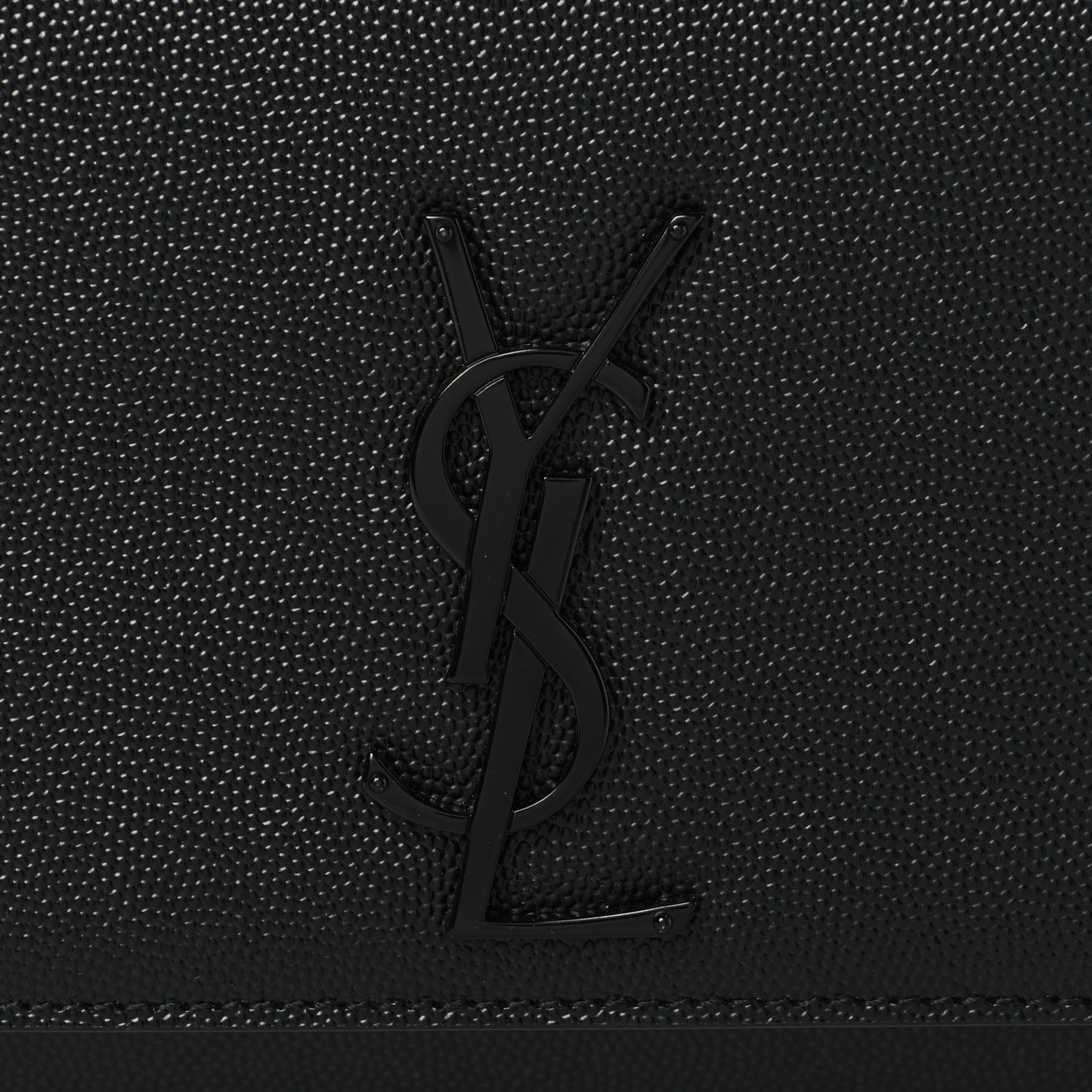 Grain De Poudre Medium Classic Monogram Monochrome Kate Satchel Black
