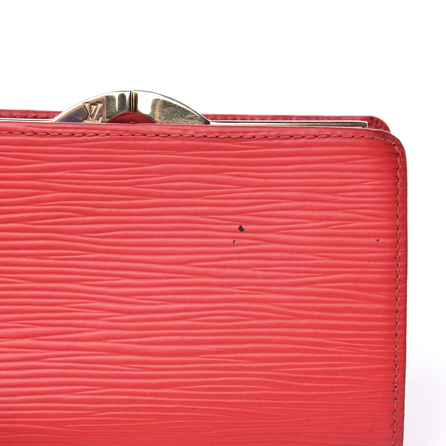 Epi French Purse Wallet Castillan Red