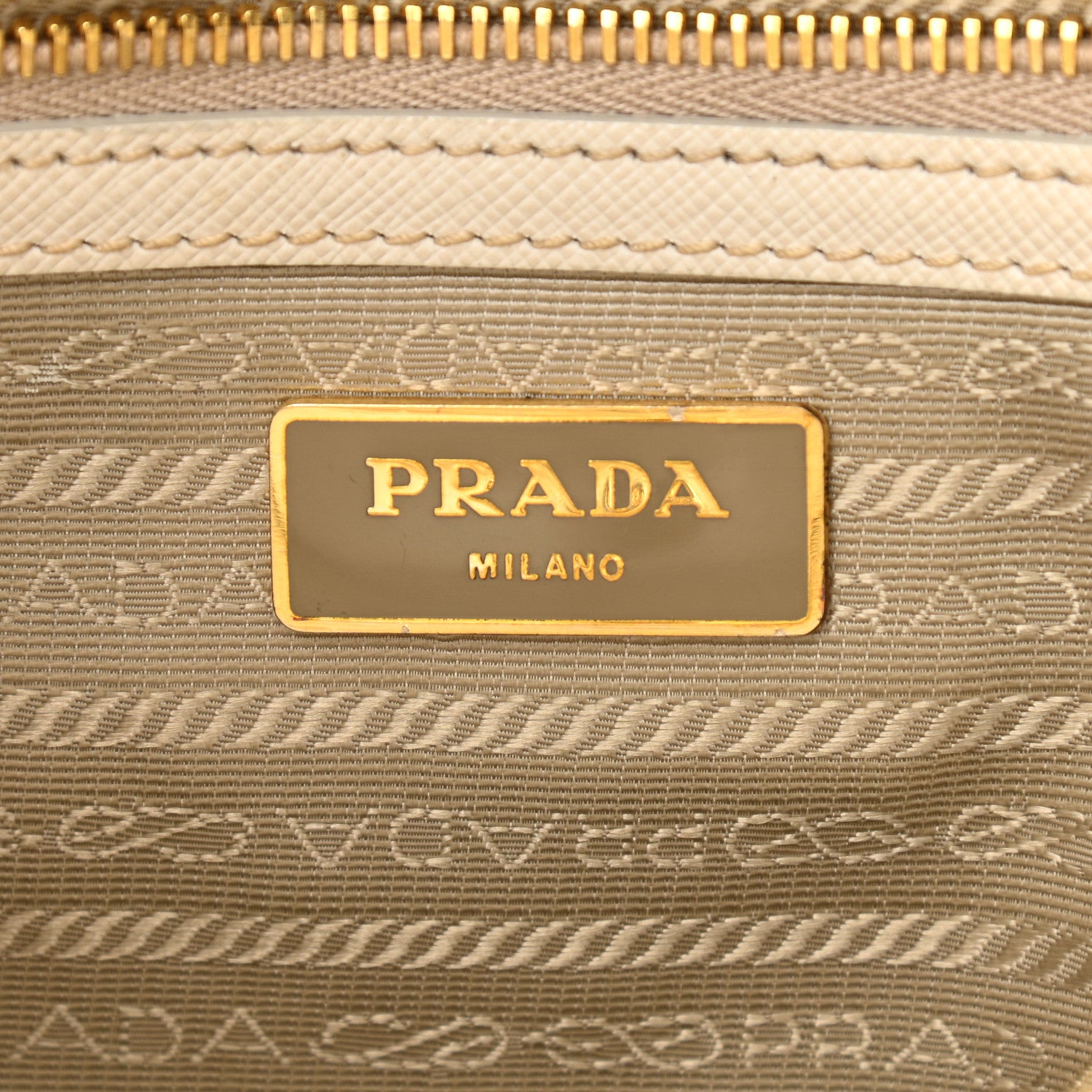 Prada Saffiano Medium Galleria Double Zip Tote Talco 6 of 11