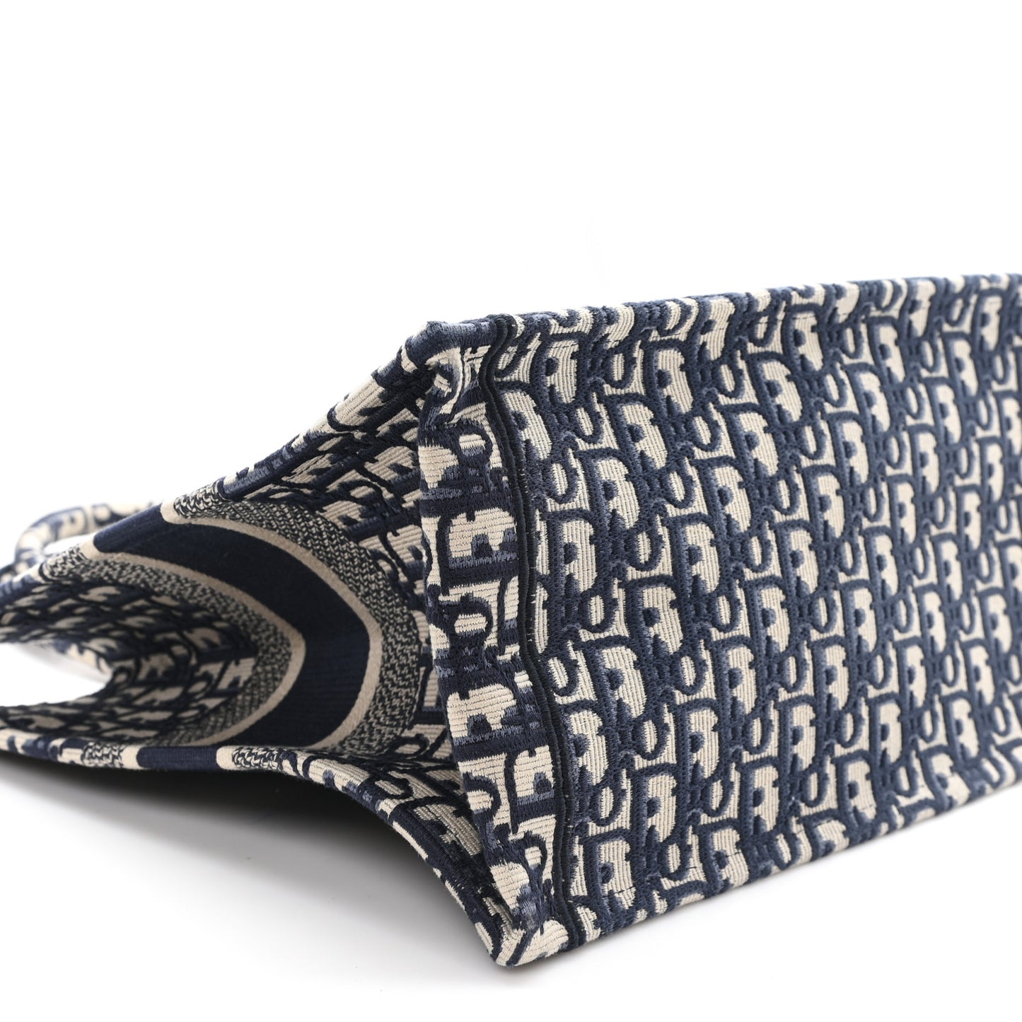 Oblique Medium Book Tote Blue Multicolor