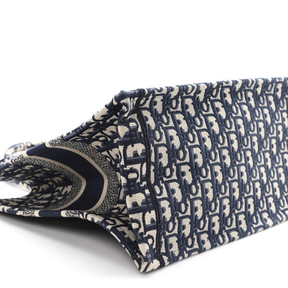 Christian Dior Oblique Medium Book Tote Blue Multicolor 9 of 10