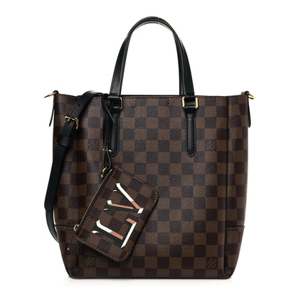 Louis Vuitton Damier Ebene Belmont PM Black 1 of 9