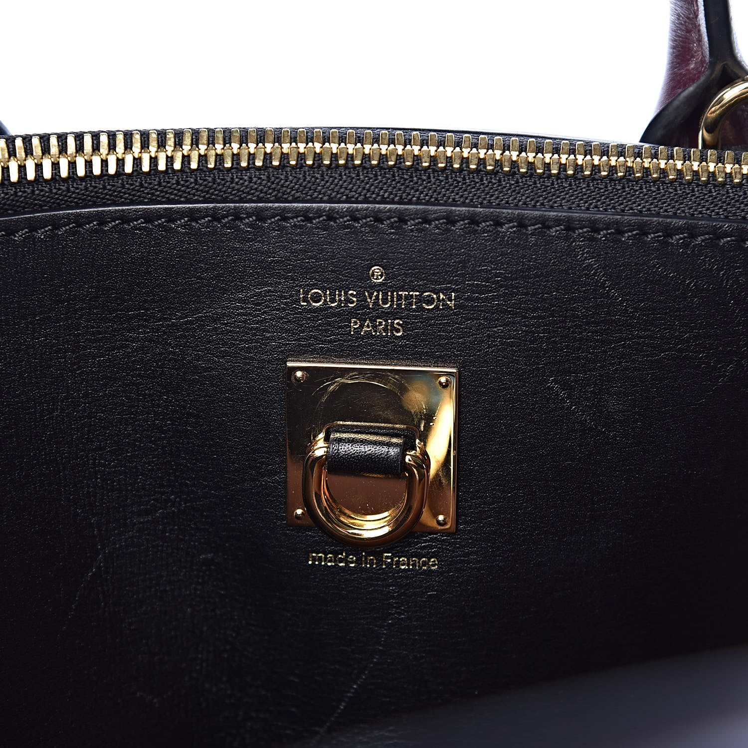 Louis Vuitton Calfskin City Steamer MM Magnolia Black 6 of 13
