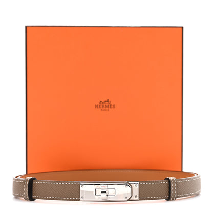 Hermes Epsom Kelly Belt Etoupe 4 of 4
