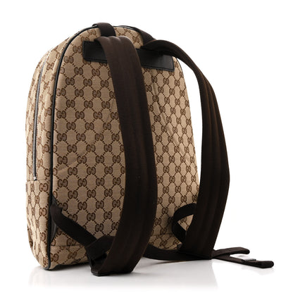 Gucci Monogram Travel Backpack Dark Brown 3 of 10