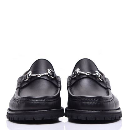 Gucci Laredo Calfskin Mens Horsebit Loafers 7.5 Black 4 of 19