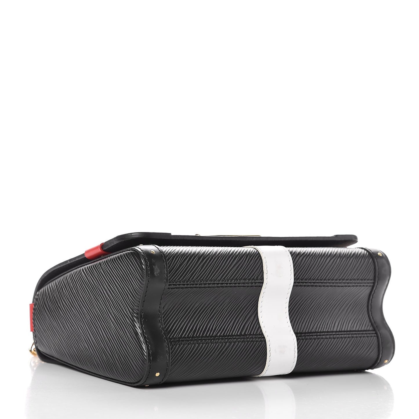 Epi Monogram Complice Trunks and Bags Twist Shoulder Bag MM Black