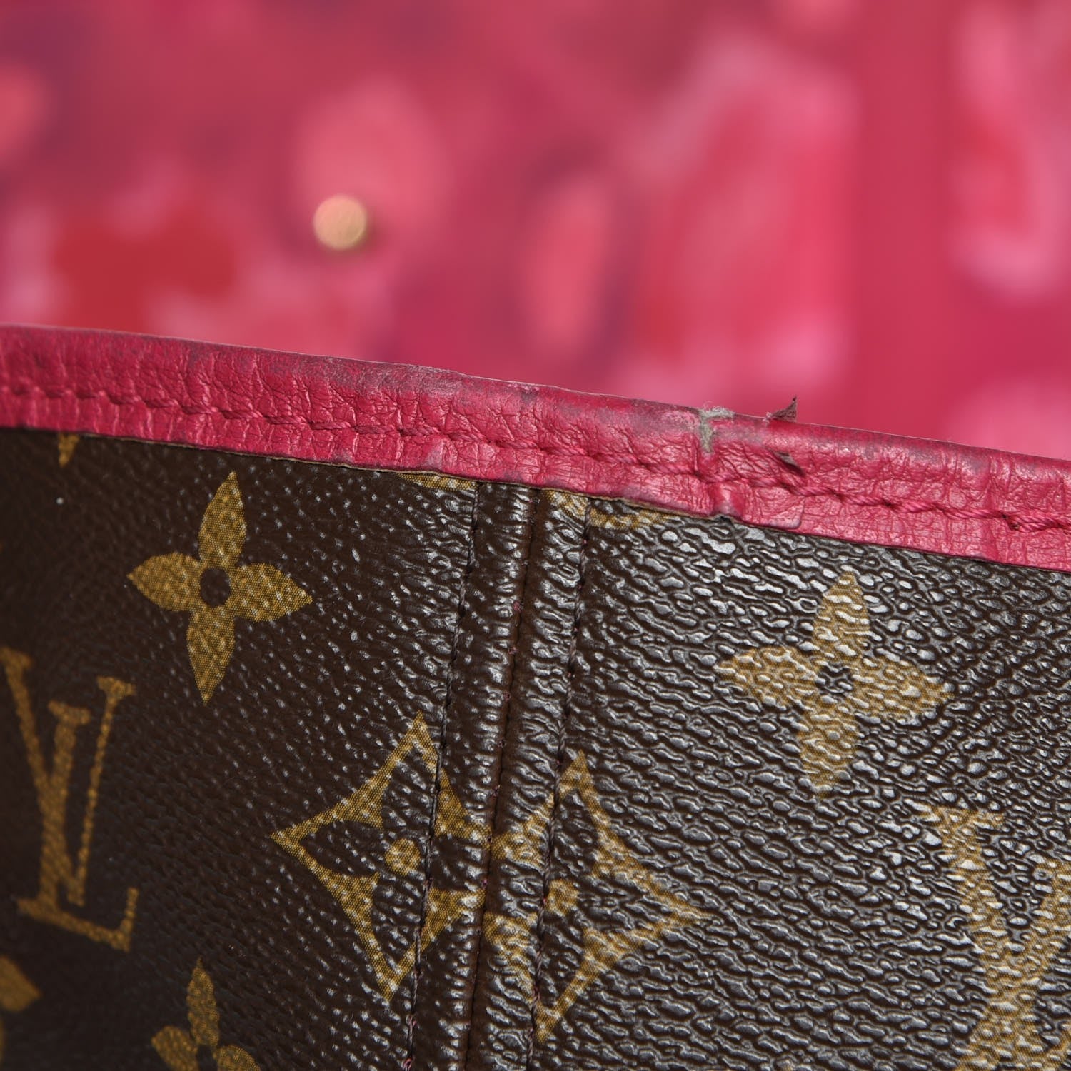 Louis Vuitton Monogram Articles de Voyage Ikat Neverfull GM Rose Indien 10 of 11