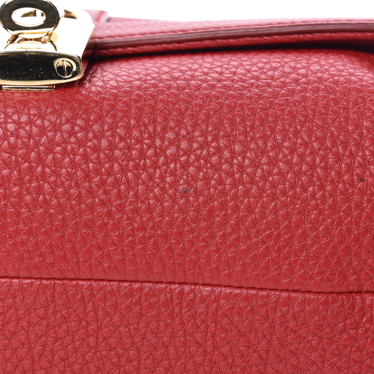 Dolce & Gabbana Calfskin Padlock Shoulder Bag Red 13 of 15