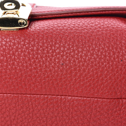 Dolce & Gabbana Calfskin Padlock Shoulder Bag Red 13 of 15