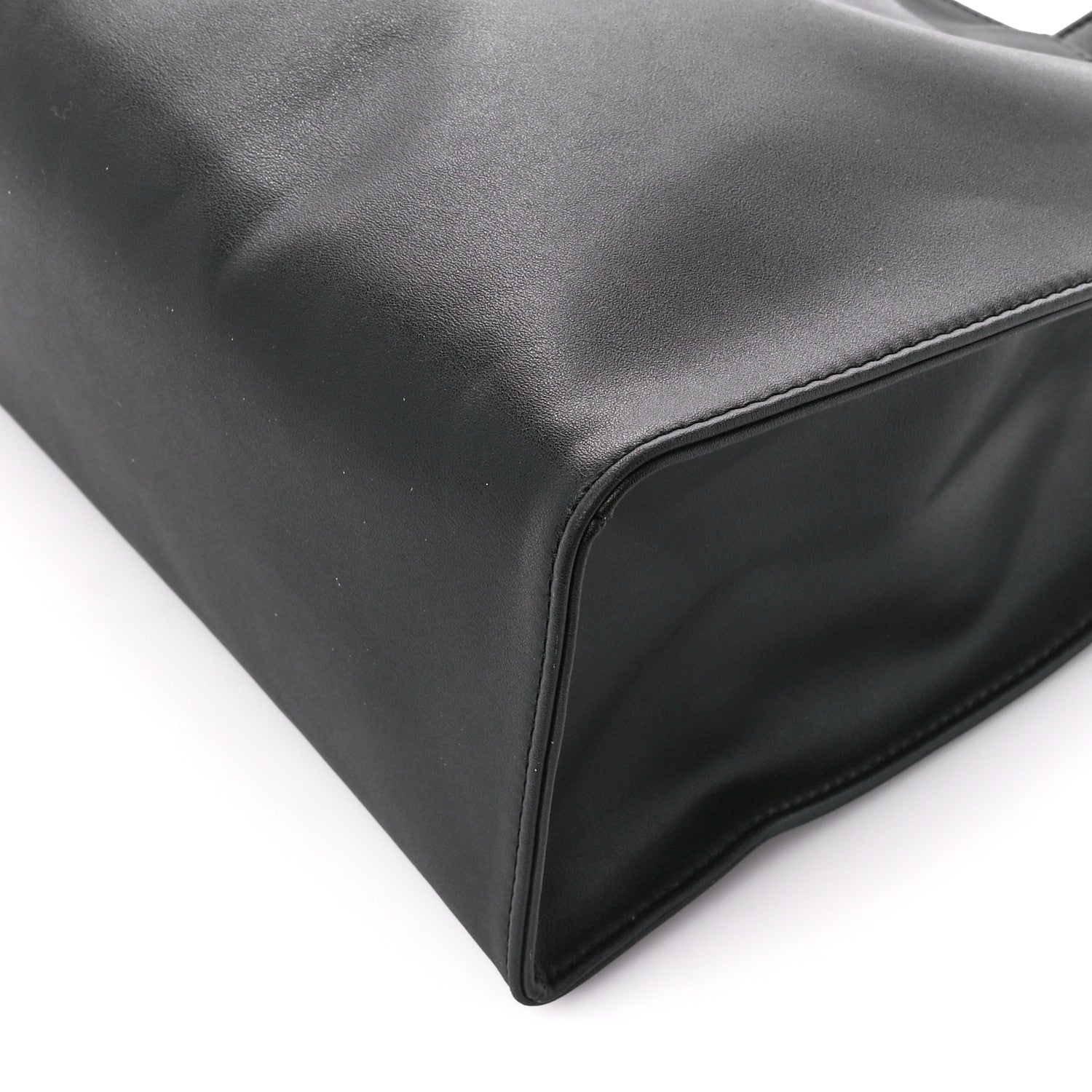Telfar Vegan Leather Medium Shopping Bag Black 11 of 11