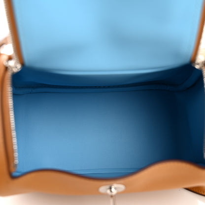 Hermes Swift Verso Mini Lindy 20 Sesame Bleu Brume 5 of 12