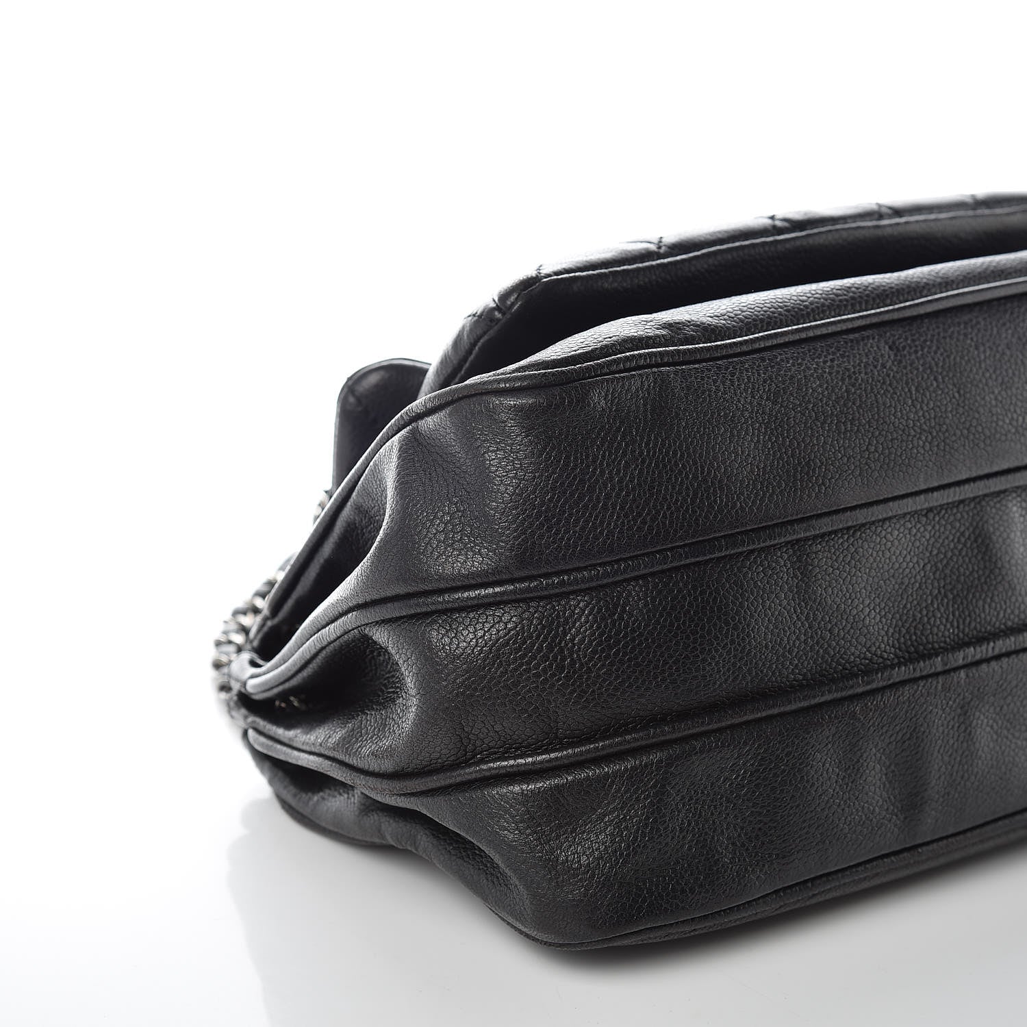 Chanel Caviar Quilted Small Mademoiselle Accordion Flap Black 9 of 12