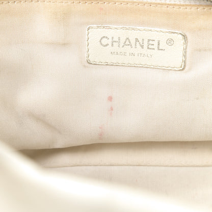 Chanel Calfskin CC Chevron All Day Long Tote White 13 of 18