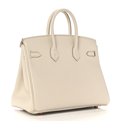 Hermes Togo Birkin 25 Craie 3 of 35