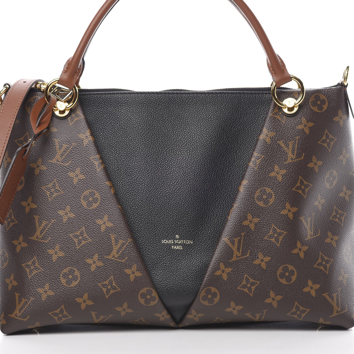 Monogram V Tote MM Black