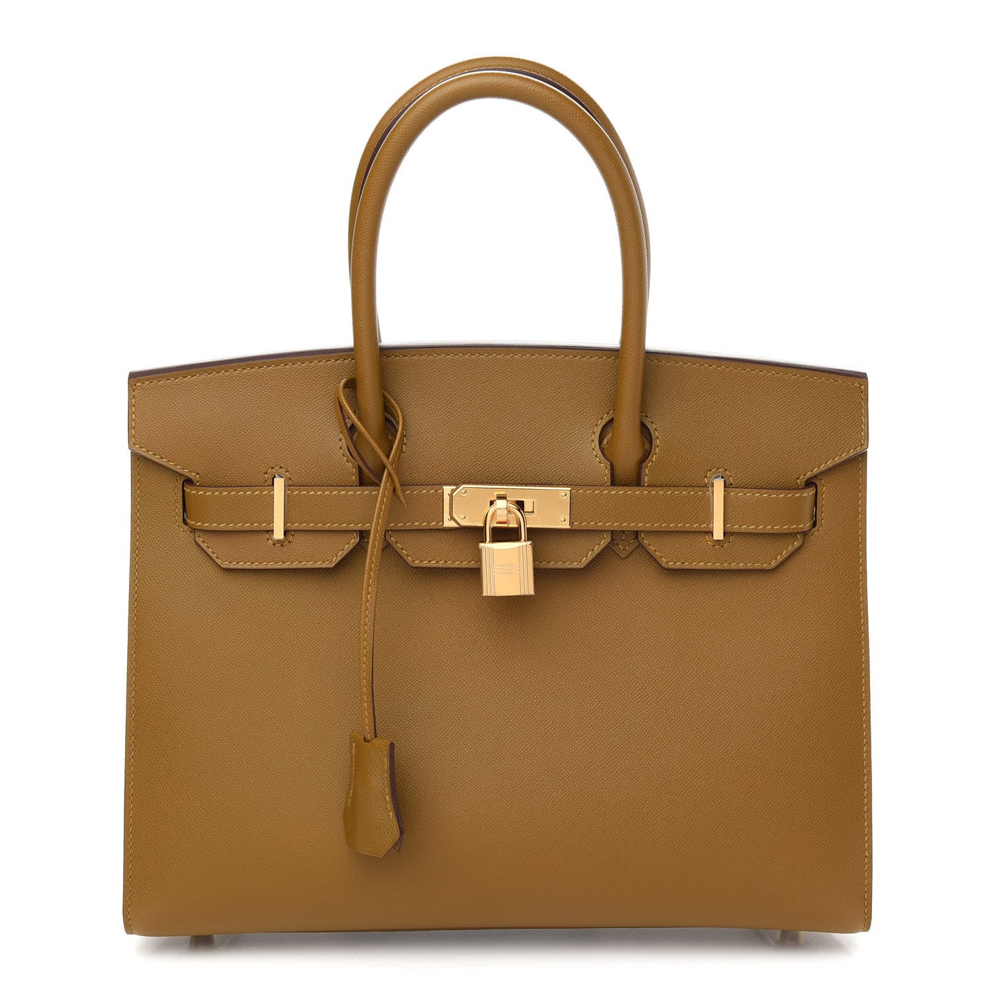 Madame Calfskin Birkin Sellier 30 Bronze Dore