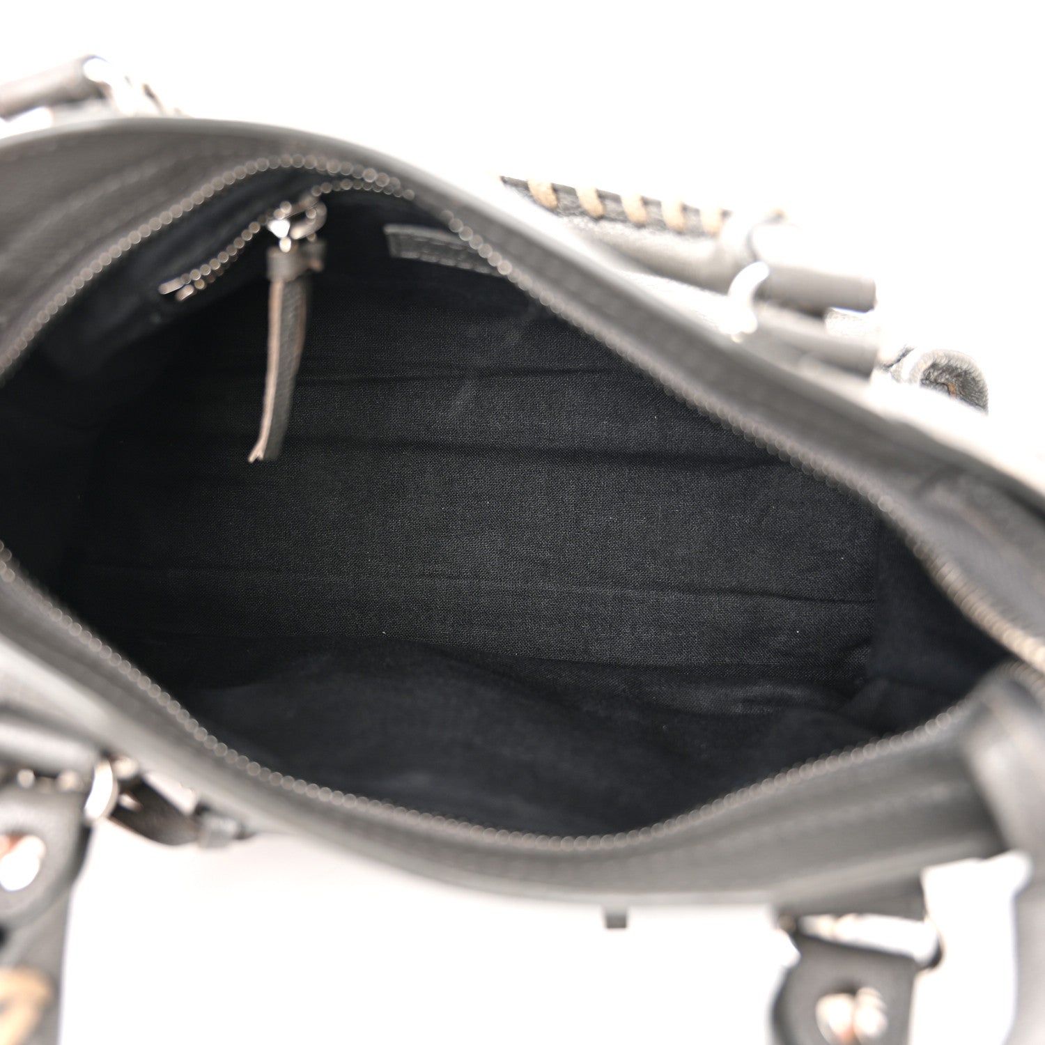 Balenciaga Chevre Silver Metallic Edge Hardware Mini City Gris Acier 5 of 18