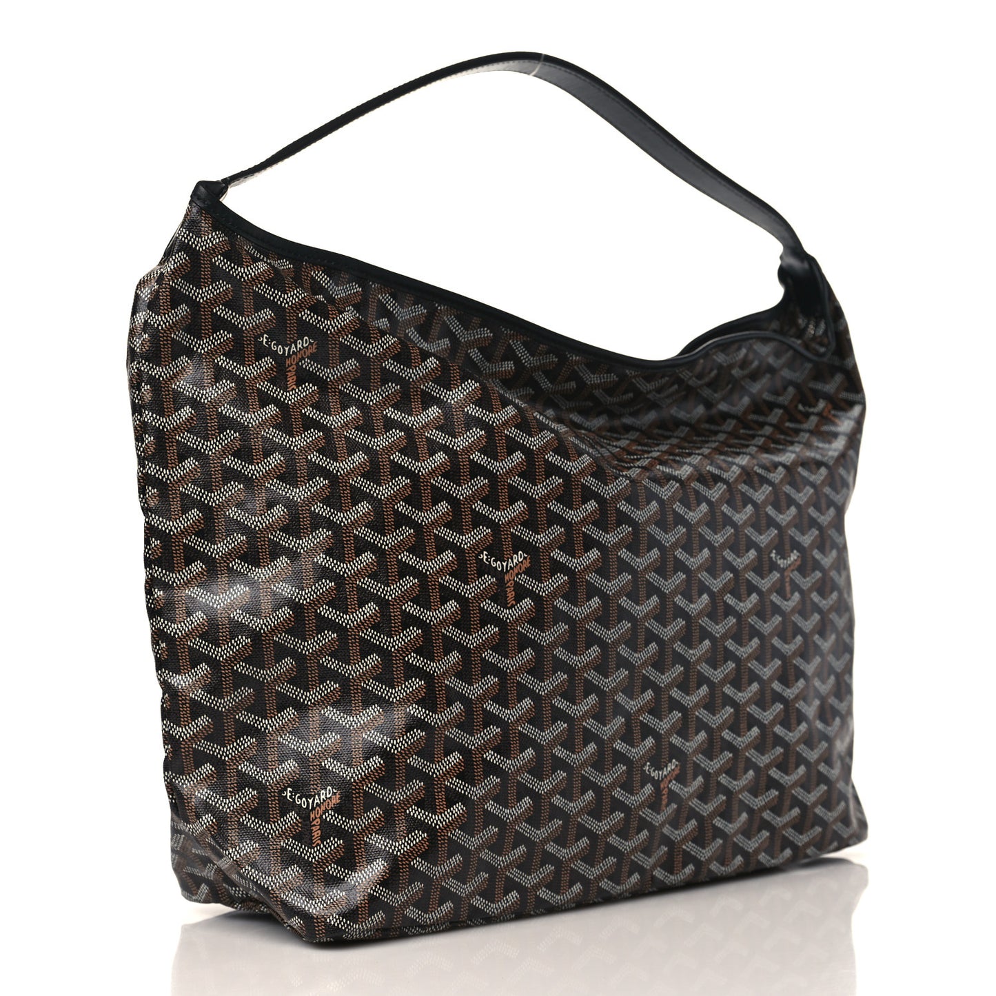 Goyardine Fidji Zip Hobo Black