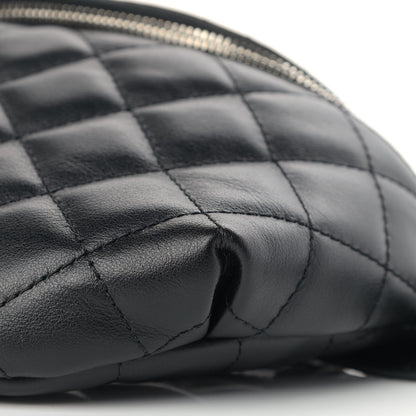 Chanel Lambskin Quilted Waist Belt Bag Black 10 of 11