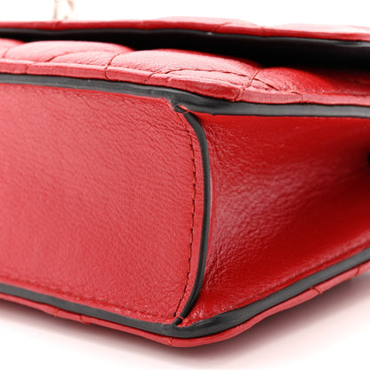 Mulberry Shiny Buffalo Quilted Darley Shoulder Bag Red 9 of 13