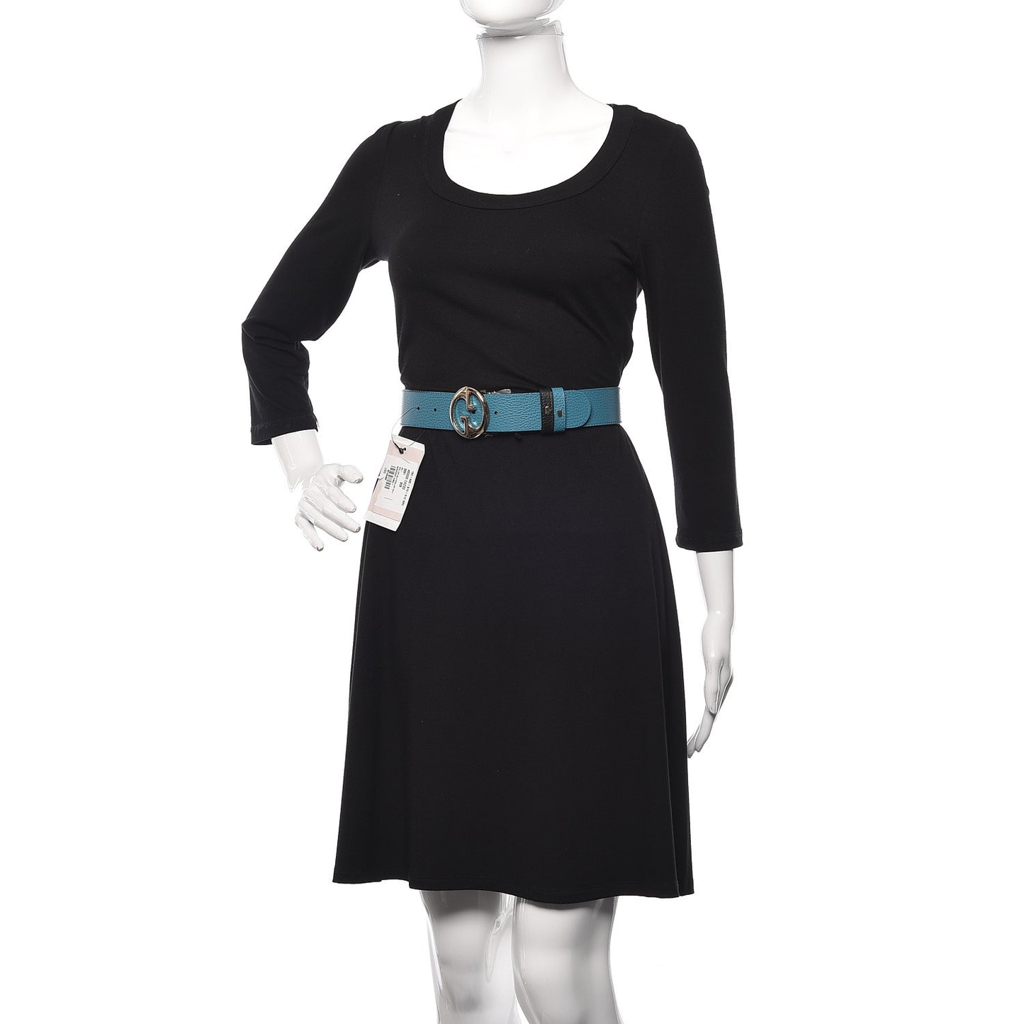 Dollar Calfskin 1973 Reversible Belt 90 36 Black Deep Cobalt