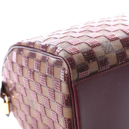 Louis Vuitton Damier Paillettes Speedy 30 Rouge 7 of 13