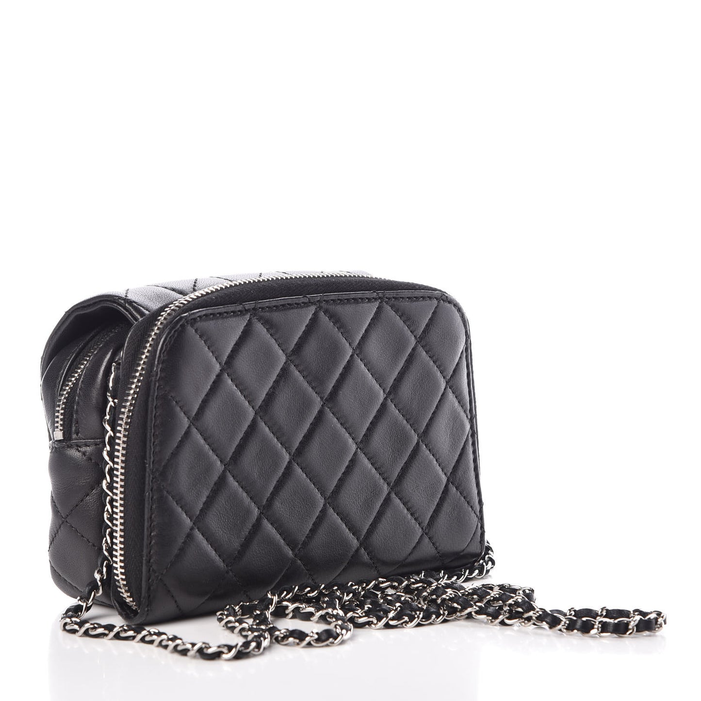 Lambskin Quilted New Mini Flap Black