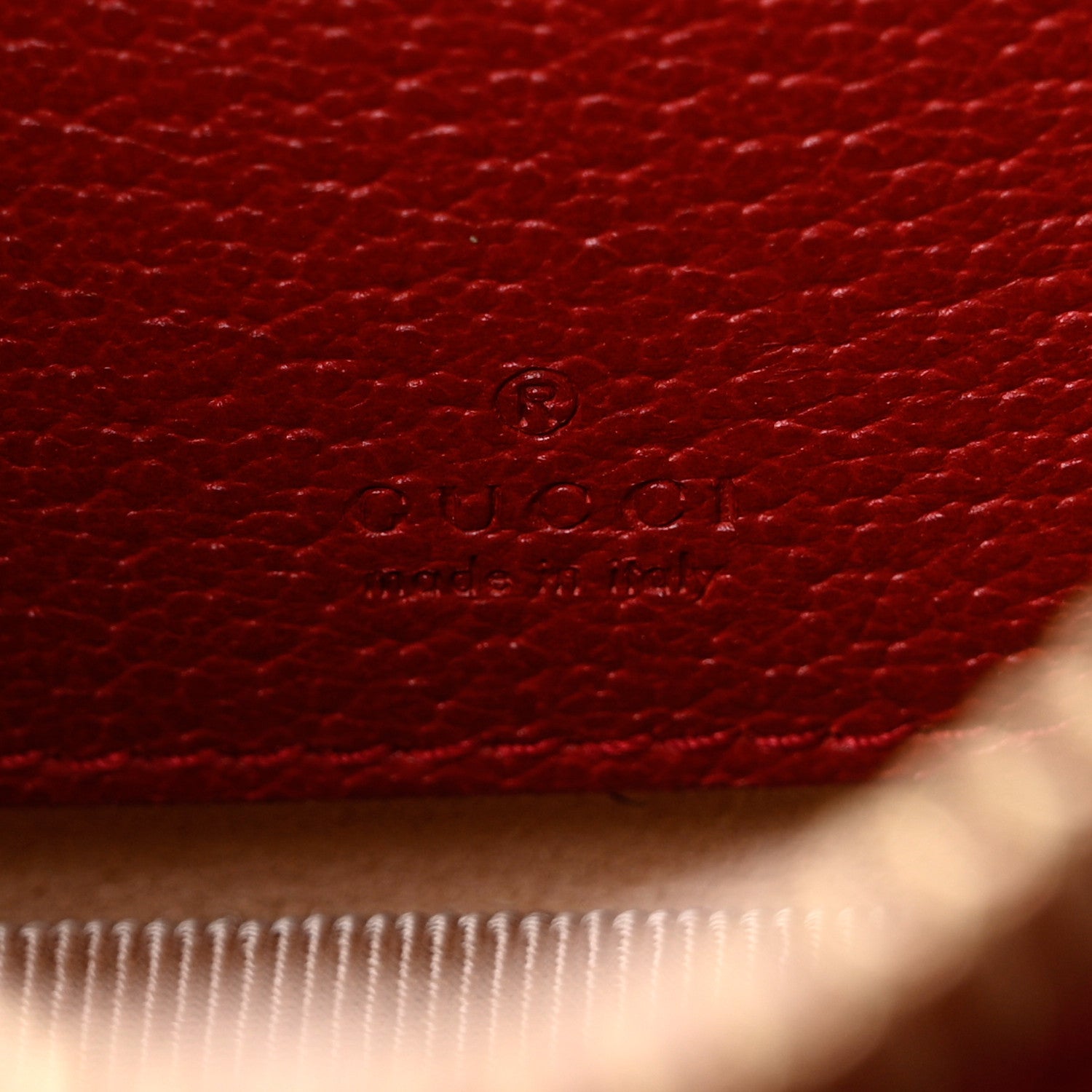 Gucci GG Supreme Monogram Flora Web Ophidia Wristlet Bag Red 6 of 8