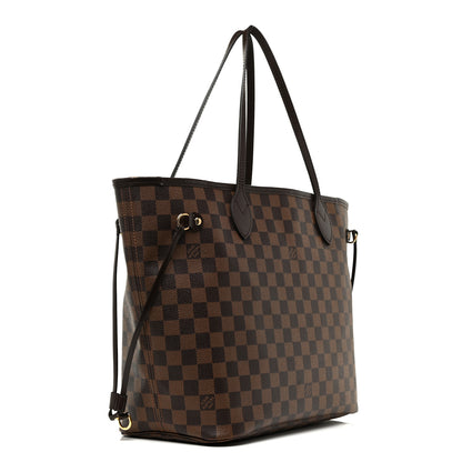Louis Vuitton Damier Ebene Neo Neverfull MM Rose Ballerine 4 of 23