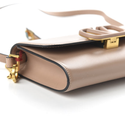 Valentino Garavani Calfskin VSling Clutch With Shoulder Strap Rose Cannelle 6 of 9