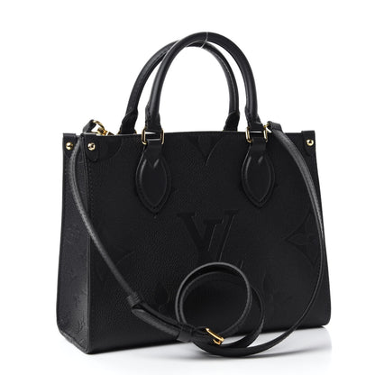 Louis Vuitton Empreinte Monogram Giant Onthego PM Black 3 of 11