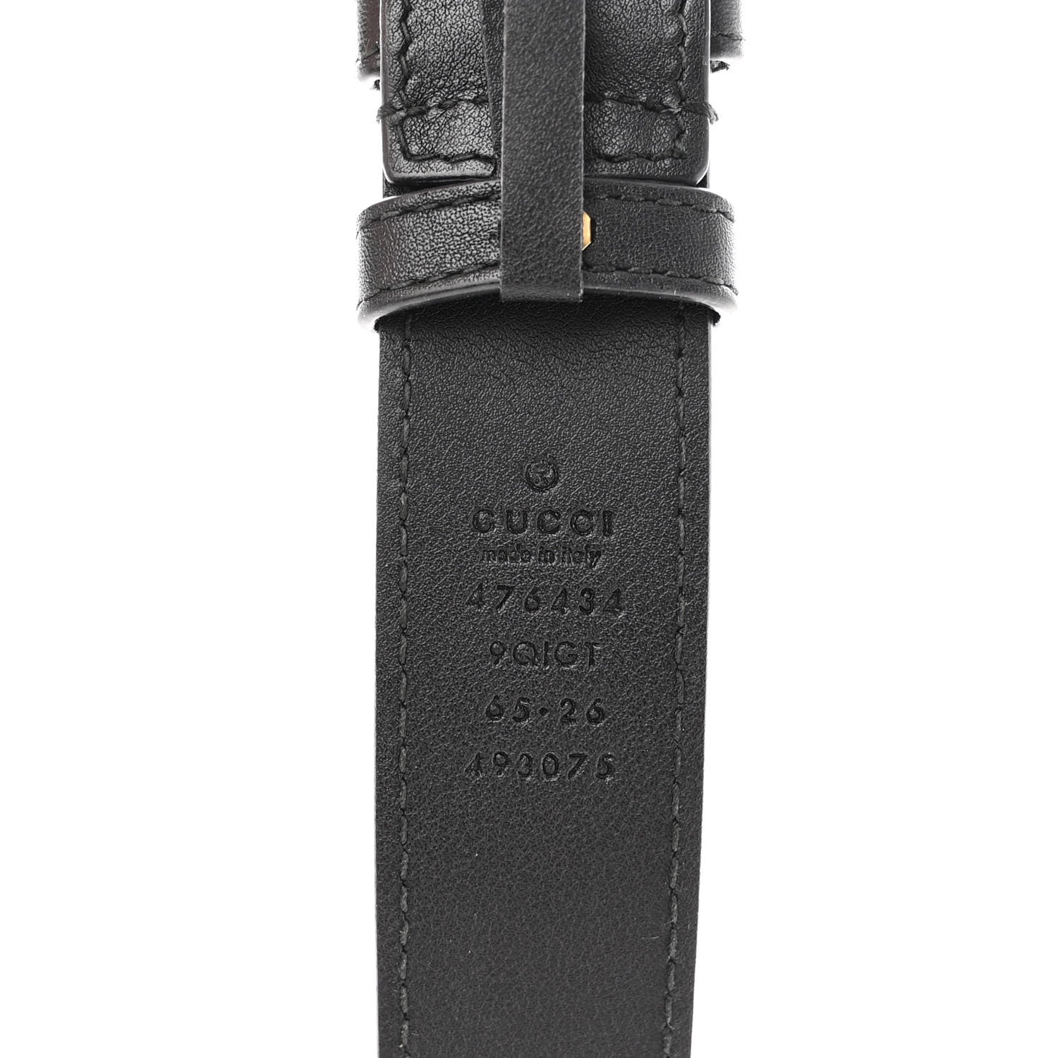 Gucci Calfskin Matelasse GG Marmont Belt Bag 65 26 Black 8 of 11