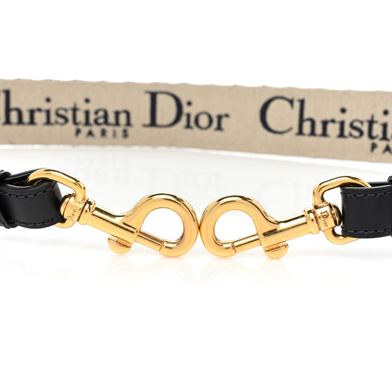 Christian Dior Oblique Adjustable Shoulder Strap Blue 5 of 5